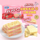 Kid-O キッドオー ストロベリー バタークラッカー｜Kid-O 三明治餅乾 草莓口味 340g（20枚入／個包装）