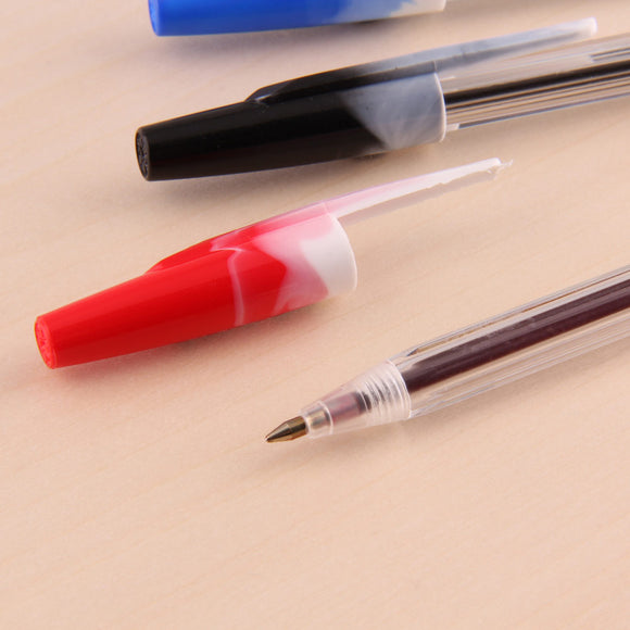 レトロ可愛い！台湾SKB オフィスボールペン SB-202｜復古懷舊 SKB秘書型原子筆｜カラー：ブラック、レッド、ブルー