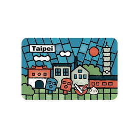 ⁡数量限定 レア台湾交通系ICカード（悠遊カード）台北 ステンドグラス風｜彩繪玻璃悠遊卡 台北