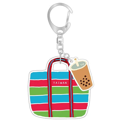 ⁡数量限定 レア台湾交通系ICカード（スーパー悠遊カード）台湾漁師網バッグ（タピオカミルクティー）｜台灣風情茄芷袋Supercard造型悠遊卡 珍奶