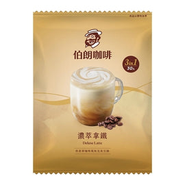 金車 伯朗珈琲 ブラウンコーヒー イタリアンラテ風味 スティックコーヒー｜伯朗三合一咖啡 義式拿鐵風味（濃萃拿鐵） 30パック入り