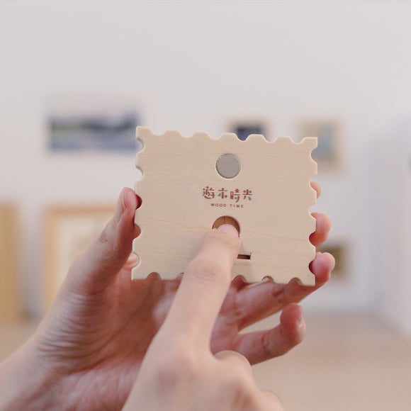遊木時光 WOOD TIME 台湾ミニ風景 木製パズルマグネット｜台灣拼風景木製磁鐵