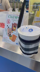 台湾製 漁師網 ナイロン ドリンクホルダー 茄芷袋手提杯套 