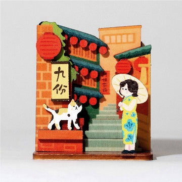 猴子設計 Monkey Design ミニ卓上収納DIY 九份の思い出坂｜迷你桌上收納DIY 九份憶豎崎