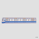 台北メトロ Taipei Metro 371／381型電車 木製定規｜台北捷運 列車造型木尺 371／381型列車 木尺