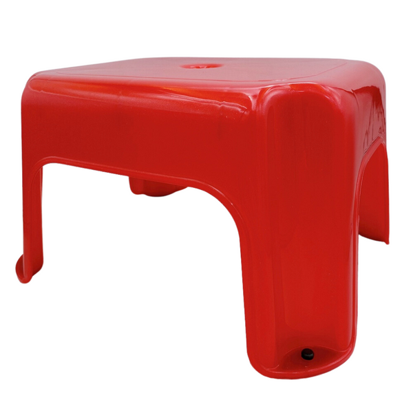 台湾屋台の椅子（チェア） 赤｜台灣 水晶椅 點心椅 紅色