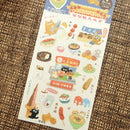 ニャーニャー台湾 透明デコレーションシール 夜市｜喵喵好台味透明裝飾貼紙 夜市