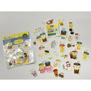 RIRIKOKO 台湾商店街テーマ ステッカーパック 30種類デザインステッカー入（タピオカ屋）｜哩哩扣扣 商店街貼紙包（手作茶坊）