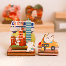 遊木時光 WOOD TIME 台湾風景 木製スタンプ収納セット 台北さんぽ｜台灣拼風景木製印章收納組 台北漫遊