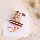 遊木時光 WOOD TIME 台湾風景 木製スタンプ収納セット 九份｜台灣拼風景木製印章收納組 九份山城