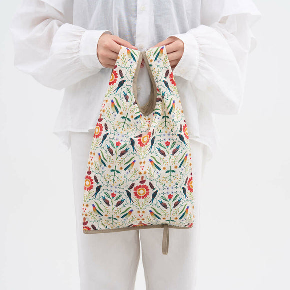 印花楽 折りたたみエコバッグ 印花楽 × Soupy Tang 森の万華鏡｜可收捲小背心袋 印花樂 x Soupy Tang 森林萬花筒