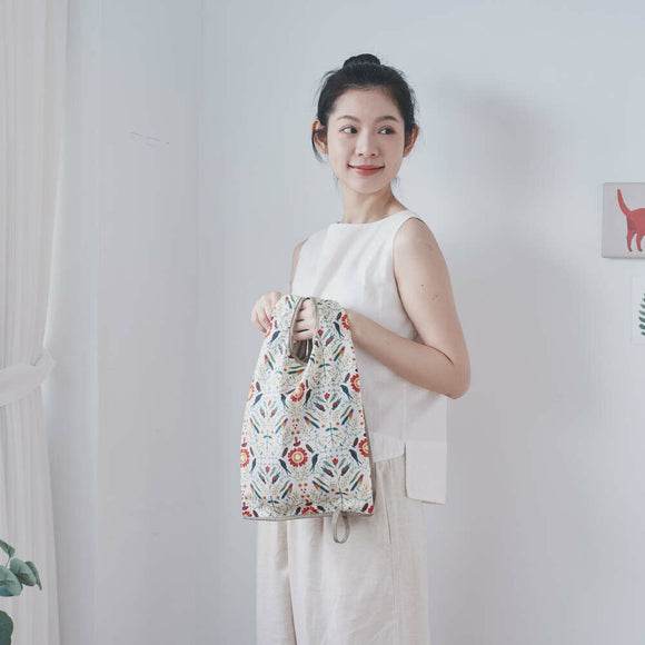 印花楽 折りたたみエコバッグ 印花楽 × Soupy Tang 森の万華鏡｜可收捲小背心袋 印花樂 x Soupy Tang 森林萬花筒