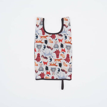 印花楽 折りたたみエコバッグ 印花楽 × Soupy Tang ペットパーティー｜可收捲小背心袋 印花樂 x Soupy Tang 寵物派對