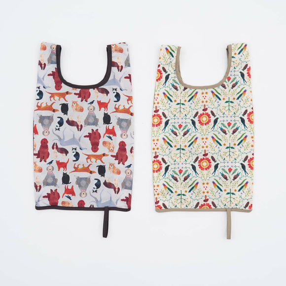 印花楽 折りたたみエコバッグ 印花楽 × Soupy Tang 森の万華鏡｜可收捲小背心袋 印花樂 x Soupy Tang 森林萬花筒