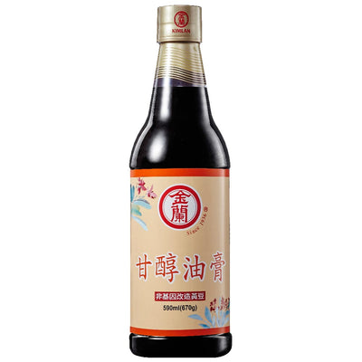 金蘭 減塩 甘口醤油膏（台湾減塩甘口とろみ醤油）｜金蘭甘醇油膏 590ml