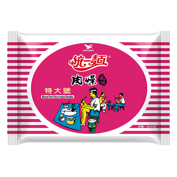 〈5食入〉統一 肉そぼろ風味ラーメン｜肉燥風味麵 特大號（統一肉燥麵）｜5個パック｜85gx5