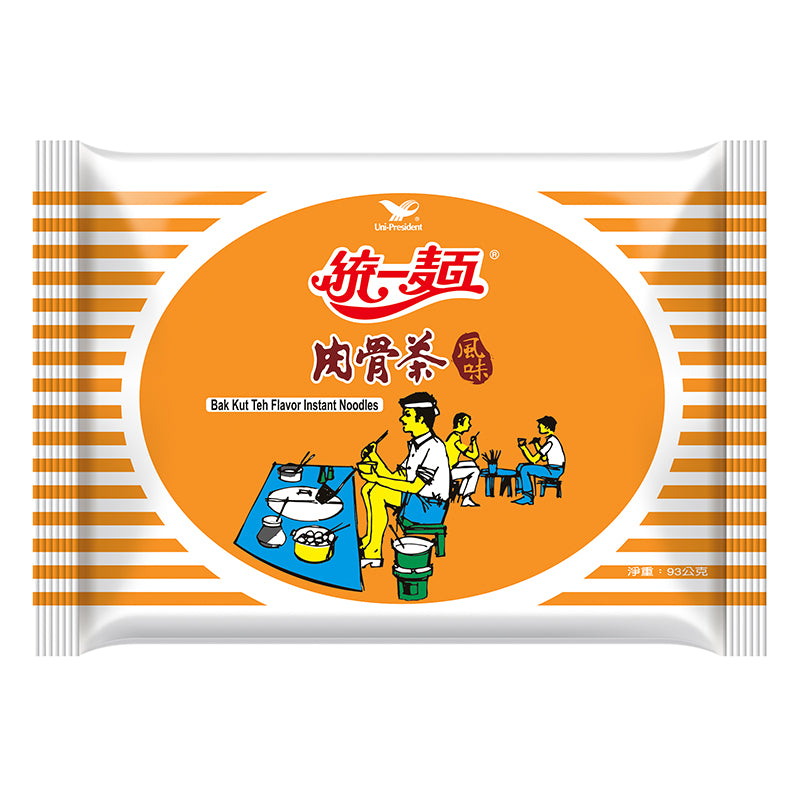 5食入〉統一 バクテー風味麺｜統一 肉骨茶麵｜5個パック｜93gx5