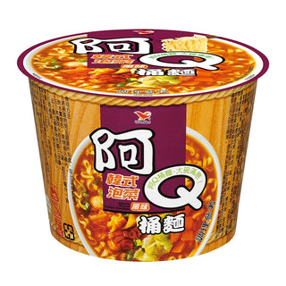 統一 阿Ｑ カップヌードル 韓国キムチ風味｜統一 阿Ｑ桶麵 韓式泡菜 102gx3