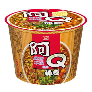 統一 阿Ｑ カップヌードル スパイシービーフ風味｜統一 阿Ｑ桶麵 紅椒牛肉 101gx3