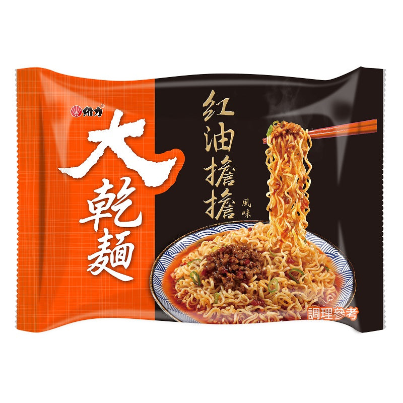5食入〉維力 大乾麺 ピリ辛タンタン ジャージャー麺（焼そば）スープ