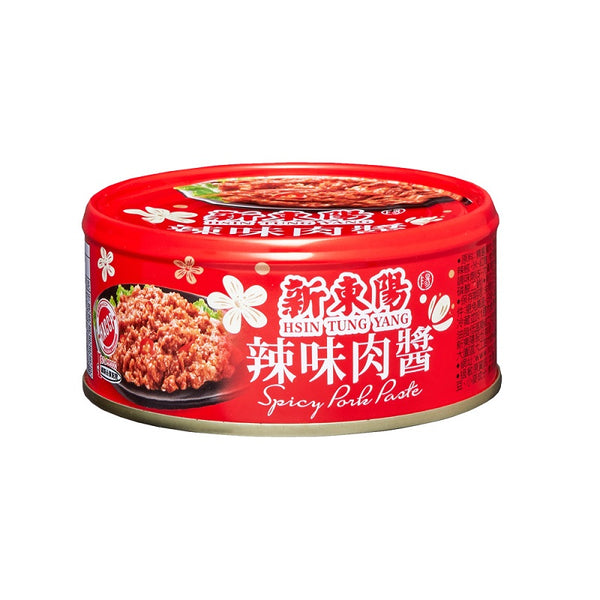 〈3缶セット〉新東陽 辛味豚肉そぼろ（辛口ルーロー飯・魯肉飯の具）缶詰め｜辣味肉醬 160gx3