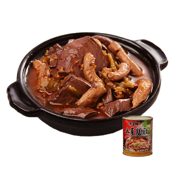 阿進シェフの四川風台湾豚モツ煮込み(鴨血入り)｜阿進師 五更腸旺｜800g