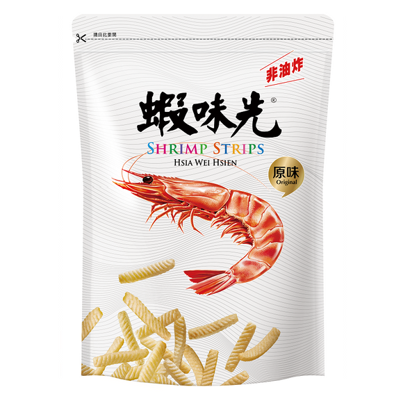 台湾製かっぱえびせん 蝦味先 シァーウェイシェン オリジナル味 大容量｜蝦味先 原味 夾鏈包 300g