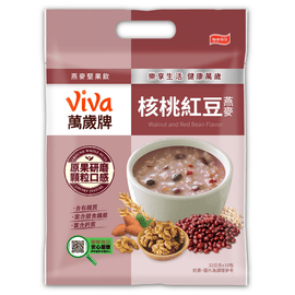 ViVa 万歳 穀物ドリンク（くるみ・あずき）｜ViVa萬歲牌 燕麥堅果飲 核桃紅豆 320g（32gx10パック）