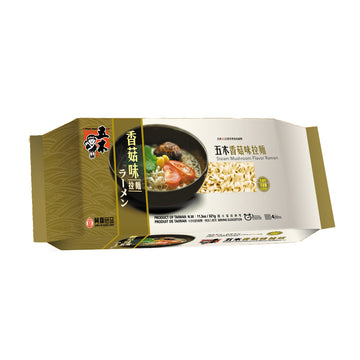 五木 しいたけ風味ラーメン｜五木 香菇味拉麵 321g（4食入）