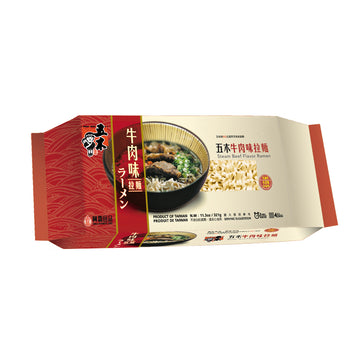 〈4食入〉五木 牛肉風味ラーメン｜五木 牛肉味拉麵 321g