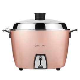 オールステンレス製 大同電鍋 ローズゴールド 10人前 Lサイズ｜TAC-10L-MCRG｜玫瑰金 不鏽鋼電鍋