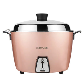 オールステンレス製 大同電鍋 ローズゴールド 10人前 Lサイズ｜TAC-10L-MCRG｜玫瑰金 不鏽鋼電鍋