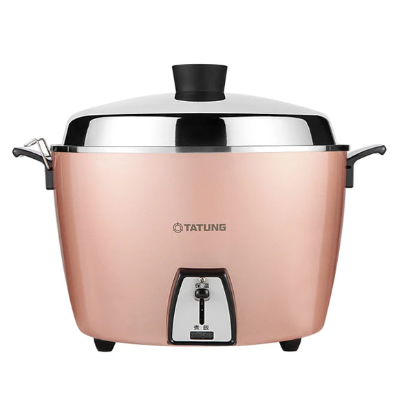 オールステンレス製 大同電鍋 ローズゴールド 10人前 Lサイズ｜TAC-10L-MCRG｜玫瑰金 不鏽鋼電鍋