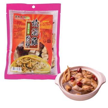 登豊 台湾薬膳鍋 焼酒鶏（シャオジオジー） スープの素｜登豐 燒酒雞燉料 100g