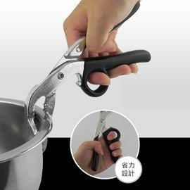 電鍋便利道具 蒸し物用トング ハサミ型｜剪刀型防燙夾