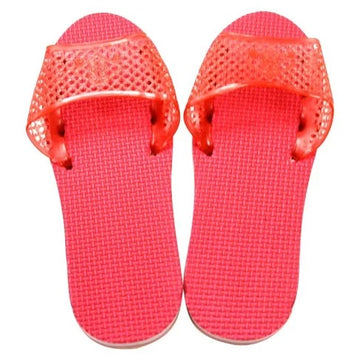 台湾 馴染みの室内サンダル 浴室用スリッパ（赤）サイズ：10.5・11・11.5・12号｜台灣 室內拖鞋 紅色