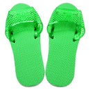 台湾 馴染みの室内サンダル 浴室用スリッパ（緑）サイズ：10.5・11・11.5・12号｜台灣 室內拖鞋 綠色