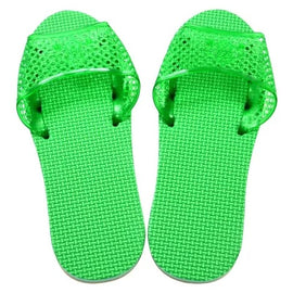 台湾 馴染みの室内サンダル 浴室用スリッパ（緑）サイズ：10.5・11・11.5・12号｜台灣 室內拖鞋 綠色