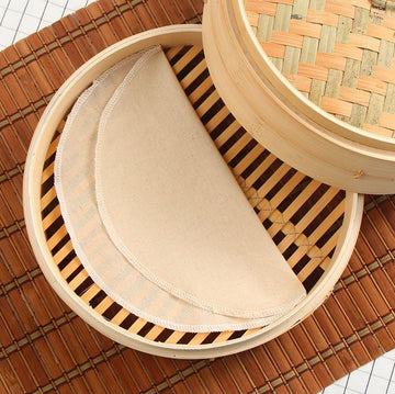 台湾製 電鍋せいろ用 蒸し布 6枚入り