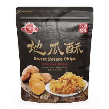 台東名物 連城記 黒糖さつまいもチップス｜黑糖地瓜酥 140g
