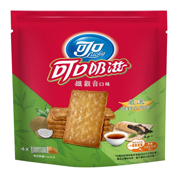 可口 ココナッツサブレ 鉄観音茶風味｜可口奶滋 鐵觀音口味 100g（25gx4パック）