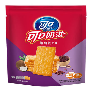 可口 レーズン風味 ココナッツサブレ｜可口奶滋 葡萄乾口味 隨手包 103.2g（25.8gx4パック）