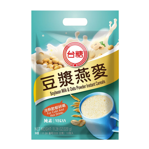 台糖 健康穀物ドリンク インスタント豆乳オートミール ｜台糖豆漿燕麥 320g（1パック32g × 10パック入）