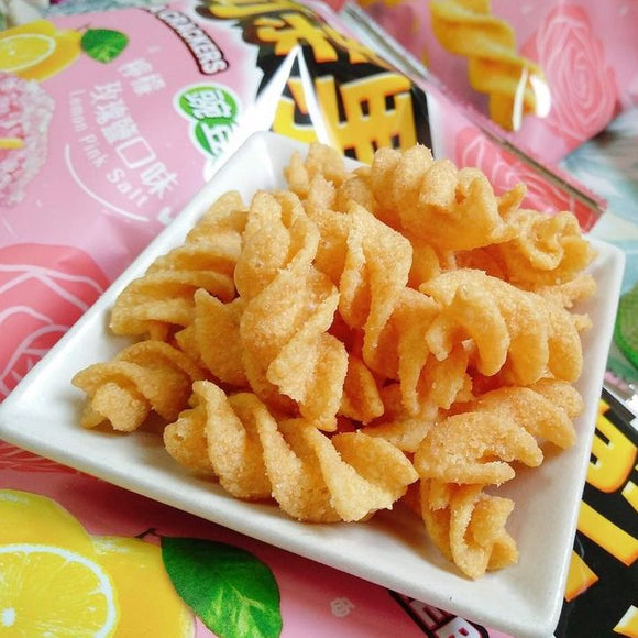 可楽果 カーラーグオ エンドウ豆スナック 塩レモン｜可樂果豌豆酥 檸檬玫瑰鹽 大容量 188g