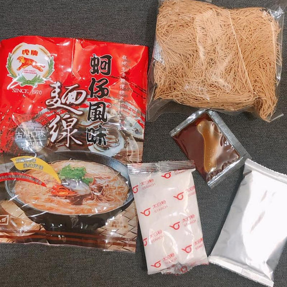 タイガー 台湾麺線 かつおだし入り 6人前｜虎牌 鰹魚（蚵仔）風味麵線 6人份 300g