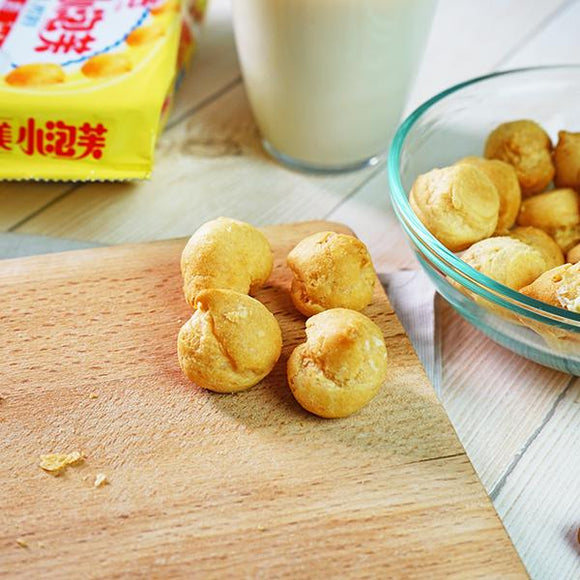 義美 ミルクパフ｜ミルクパイシュー｜義美小泡芙 牛奶 57g