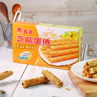 義美蛋捲芝麻｜エッグロール ゴマ入り｜4パック入｜180g