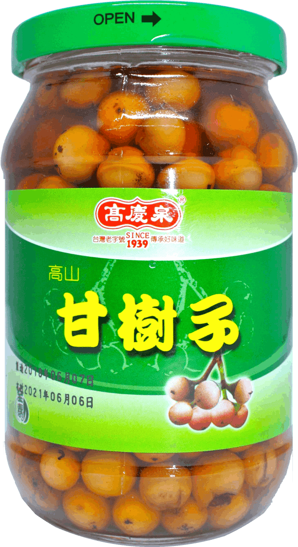 高慶泉 甘樹子（破布子）｜ 高慶泉 高山甘樹子 380g