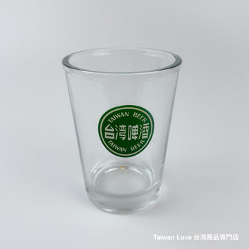 台湾ビール丸いロゴ入りビールグラス｜台灣啤酒LOGO啤酒杯｜143ml