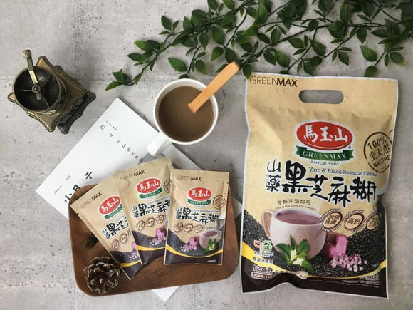 馬玉山 インスタント黒ゴマと山芋スープ｜山藥黒芝麻糊 360g（1パック30g × 12パック入）